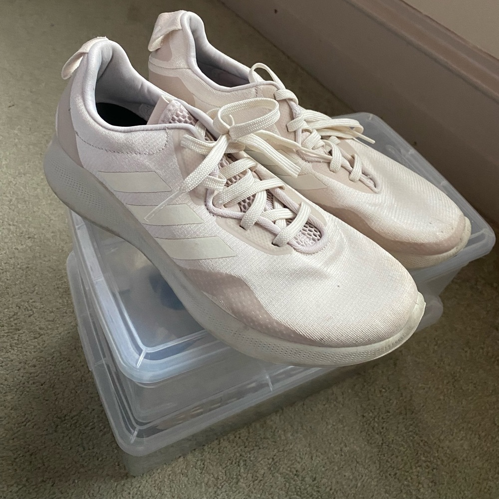 Light Pink Adidas Sneakers